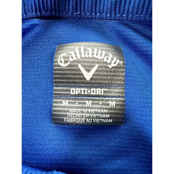 Callaway Golf Honda Dealership Polo Shirt Men's Medium Blue Opti-Dri UPF - Picture 7 of 9